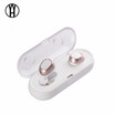 TWS-16 Double Bluetooth Earbuds With Charge Dock with Noise Cancelling Bluetooth 42 Sports Headphones Build-in Mic Wireless