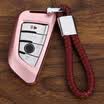 Gedi Road dedicated to BMW X5 key bag 18 new 5 Series 7 Series New 1 Series 2 Series Touring Car X5X6X1 Blade Car Key Set Buckle Rose Gold Red Rope