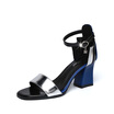Womens sandals open-toe platform&chic all with fashion color matching shoes