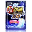 Japanese original imported Uni Jia Unicharm Sophie ultra-sleep excess night with a wing sanitary napkin 33cm 14