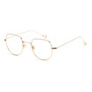 SHAUNA 10 Colors Fashion Women Square Sunglasses Trend Men Metal Frame TintClear Lens Glasses