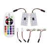 2pcs new car colorful atmosphere reading light RGB with wireless remote control compartment lights indoor light