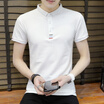 DaMaiZhang Brand Soild Slim Polo Fashion Casual Business Shirt Summer Tshirt High Elastic Quality Top Tee for Men