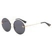 SHAUNA Little Bee Decoration Popular Women Round Gradient Sunglasses UV400