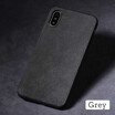 Genuine Leather Phone Case For iPhone X Suede leather Back Cover For 6 6S 7 8 Plus Cases