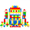 wooden horse wisdom building blocks fight children&39s educational toys 120 blocks of barrels