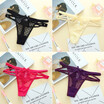 Sexy Women Hollow G String Thongs Female Transparent Bikini Panties Breathable Lingerie Underwear