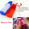 Cntomlv Foldable Pet Dog Drinking Water Bottles Travel Hand Held Puppy Dogs Squeeze Water Bottle Dispenser Flip Down Water Pan