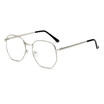 SHAUNA Oversize Women Square Metal Glasses Frame Retro Men Clear Lens Glasses Blue Rays Protection