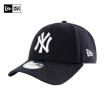 New Era New York hats men&women NY Yankee baseball caps men&women neutral models curved Korean version of the cap trend visor hidden blue white standard 70342777 adjustable 56cm-62cm