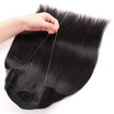 BHF Hair Virgin Indian Human Hair Halo Hair Extensions With Wire Flip In Hair
