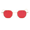 SHAUNA 9 Colors Popular Small Square Women Tinted Sunglasses Fashion Men Clear Lens Glasses UV400