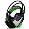 Ovann OVANN X60 esports gaming headset headset 71 vibration computer Internet cafes wifi lighting black green