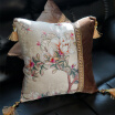 6060cm Luxury Flower Embroidery Customized Pillow Case Wedding Room Sofa Chair Bedding Hotel Decorative Cushion Cover Pillowslip