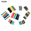 TOOSN 328pcs Pack Colorful Insulation Sleeve Flame Retardant Heat Shrinkable Tube