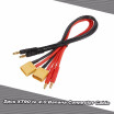 2pcs XT90 To 40 Male Banana Connector Ultra Adapter Wire Harness Charging Cable for RC Car Helicopter