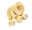 Remeehi Brazilian Virgin Silk Straight Human Hair Weft Extensions Weave Blonde Color613 Bleach Blonde 1Bundle100g