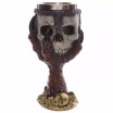 Hot Unique Creative Novelty Resin Stainless Steel Liner Creepy 3D Pattern Goblet Beer Milk Coffee Cup Tankard Drinkware for Hallow