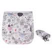Compacto Lindo Encantador PU Bolsa de la Cámara de Protección Bolsa de Transporte Funda de La Bolsa Protector Blanco Patrón de Búho w Correa de Hombro del Álbum