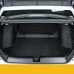 Huashi Honda CRV trunk mat 17 new crv full surrounded by car leather trunk mat crv special tail box mat crv modified interior accessories 6 piece set business black