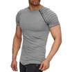 Summer Mens Slim Fit Short Sleeve T Shirt