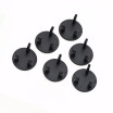 6PcsPack Outlet Plugs Covers UK Type Safety Socket Cover Electrical Protector Safety Caps For Baby Proofing Black