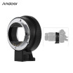 Andoer EF-NEX IV High Speed Electric Lens Mount Adapter Ring AF Auto Focus Auto Aperture Exposure Adjustable Anti-shake for Canon