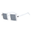 SHAUNA Fashion Candy Color Women Small Square Sunglasses Metal Hinge UV400