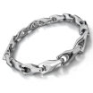 Hpolw 7mm New Jewllery Men Tungsten steel Sterling Silver Bracelet Link Wrist Beer Opener 95"