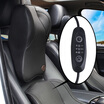 VanTaiLuo car headrest massage electric neck pillow space memory cotton head pillow car seat pillow car