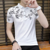 Mens Brand POLO Shirt Men Cotton New Fashion Printed Slim Tshirt Summer Short-sleeve Casual Shirts