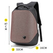 USB Charging Shoulder Backpack Stereo Digital Storage Anti-theft Computer Rucksack Male&Middle School Student Bag