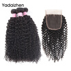 Malaysian Kinky Curly Hair With Closure Malaysian Curly Hair With Closure 100 Human Hair Bundles With Closure