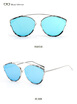 SHAUNA Fashion Glittery Thick Frame Women Square Sunglasses Classic Men Blue Mirror Coating Goggle Sun Glasses UV400