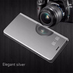 Huawei Nova 2iNova 3e Luxury Slim Mirror Flip Shell Stand Leather Smart Clear View Window Cover Phone Case