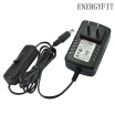 ENERGYFIT 12VDC 1Amp AC Power Supply Adapter for 35285050 LED Strip Lights 12 volt 1a battery charger with OnOff Switch