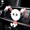 Imeida cartoon car mobile phone gravity bracket air outlet car phone holder for 45-6 inches mobile phone navigation universal buckle mobile phone clip