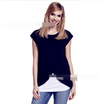 2018 Green Home Two-Layer Pregnant Woman Care Pregnant Woman Breastfeeding T-shirt Funny Fashion Maternity Clothing
