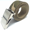 Men And Women Young Student Fashion Casual Weave Canvas Pin Buckle Belt