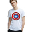 Men Tshirt America American Flag USA Captain Comics Superhero Avengers Tee Printed Cotton Fashion O-neck T-shirt