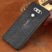 Genuine Leather Phone Case For LG G3 G4 G5 G6 Case Natural Pearl Fish Skin Back Cover