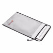 Fireproof Document Bag Silicone Coated Fire Resistant Money File Folder Holder Organizer Safe Storage for Office Home Bank Cards P