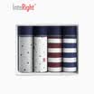 INTERIGHT underwear mens sports wind stretch cotton mens boxers 4 boxed mixed color C XXL
