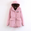 2018 winter new arrival womens hooded long large size cotton-padded coat