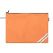 Sanmu SUNWOOD single layer waterproof storage bag file bag zipper bag orange C4630