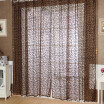 100 x 270cm Flocking Floral Printed Sheer Wall Room Divider Window Curtain