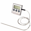 Digital Cooking Thermometer with Probe Timer Timing&Alarm Function 0-250¡ãC32-482¡ãF