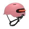 Smart4u Vehículo Eléctrico Casco Hombres y Mujeres Smart Light Bicicleta Scooter Equilibrio Batería de Coche Coche Casco Montar Casco de Seguridad Haze Rojo M Código