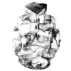 QYDM0142Mens Hoodie 3D Printed Women Pullover Sweater