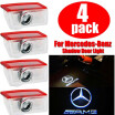 4PCS Mercedes Mercedes E-class GLK S-class C-level logo laser projection lamp